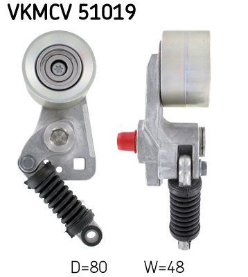 Tendicinghia, Cinghia Poly-V - VKMCV 51019 SKF